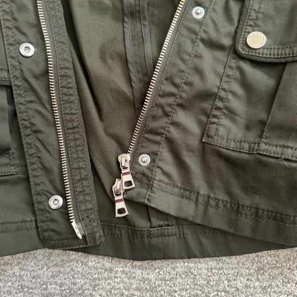 White House Black Market - Green Utility Jacket - Size 0 - Picture 8 of 8